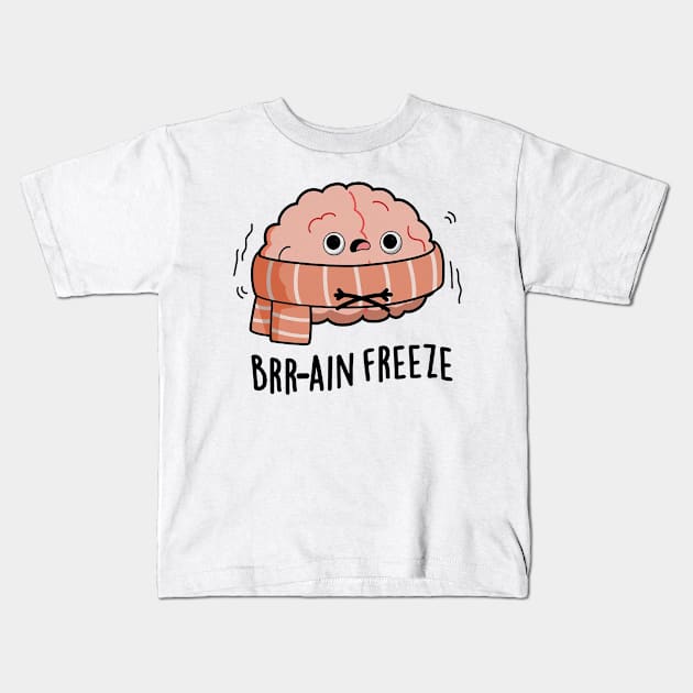 Funny Brain Kids T-Shirt by OrganicLace